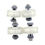 RUEDAS PARA CARRO ASPIRADO PLASTICAS 4 UNIDADES